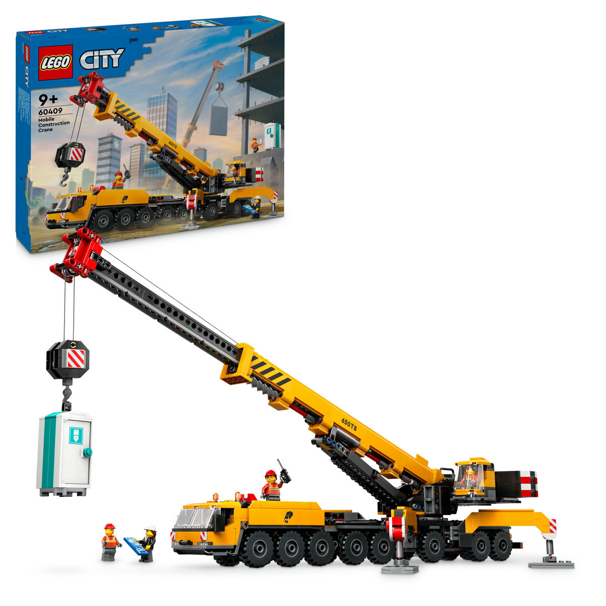 Set LEGO City - Macara mobila galbena de constructii (60409)