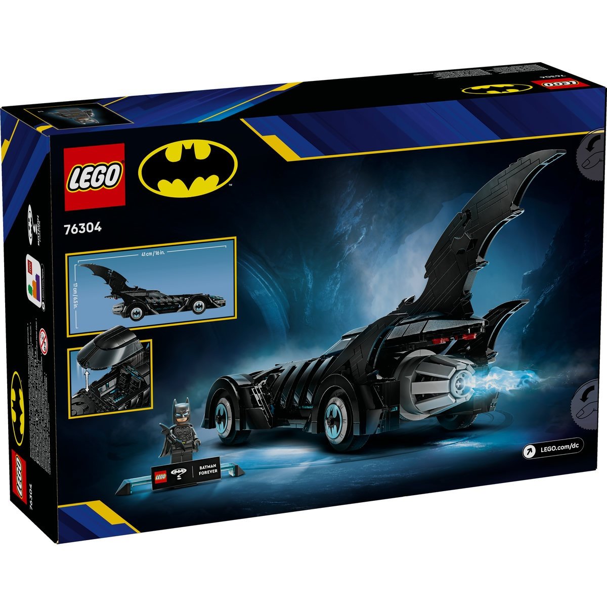 Set LEGO DC Super Heroes - Batmobilul din Batman Forever (76304) - 2 | YEO