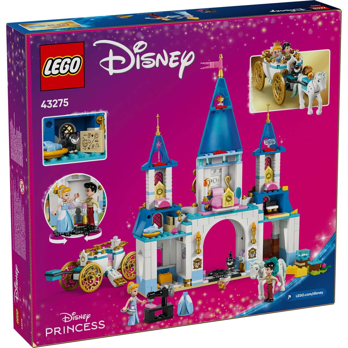 Set LEGO Disney - Castelul si caleasca Cenusaresei (43275) - 3 | YEO