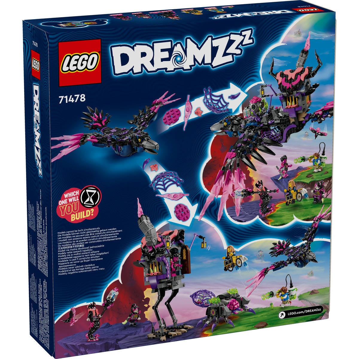 Set LEGO DREAMZzz - Corbul de la miezul noptii al vrajitoarei din Never (71478) - 2 | YEO