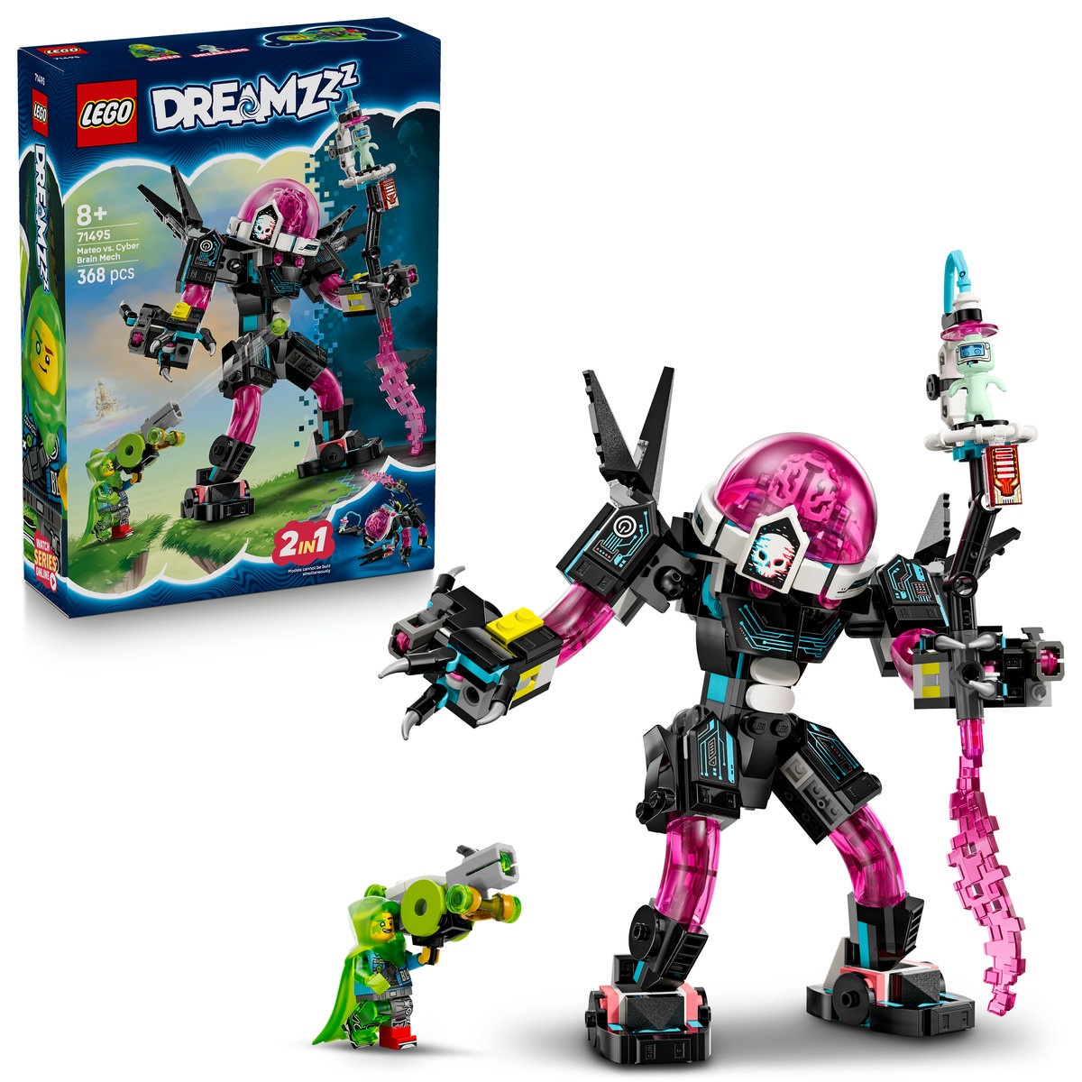 Set LEGO DREAMZzz - Mateo contra robotului Creier cibernetic (71495)