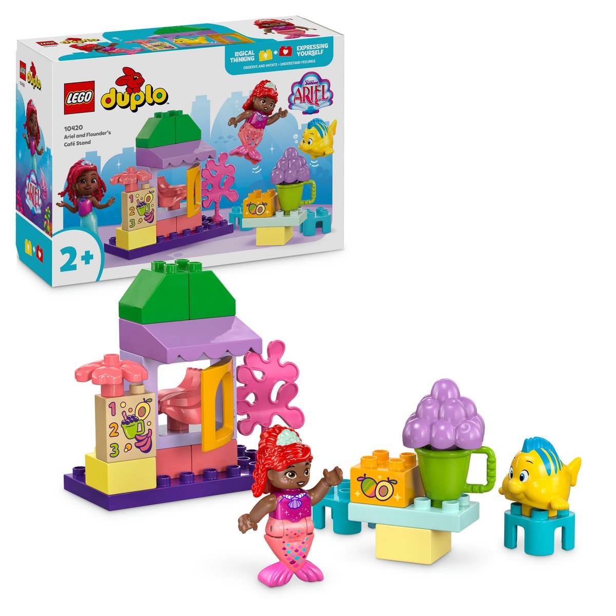 Set LEGO Duplo - Chioscul cu cafea al lui Ariel si Flounder (10420)