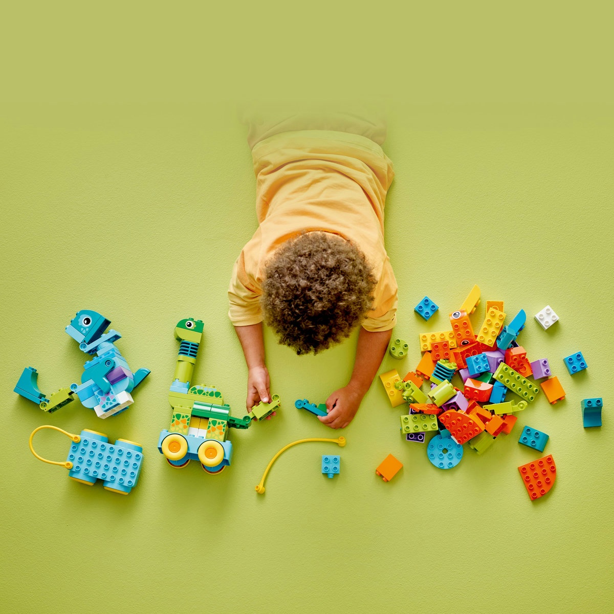 Set LEGO DUPLO - Dinozauri pe roţi 3 în 1 (10451) - 3 | YEO