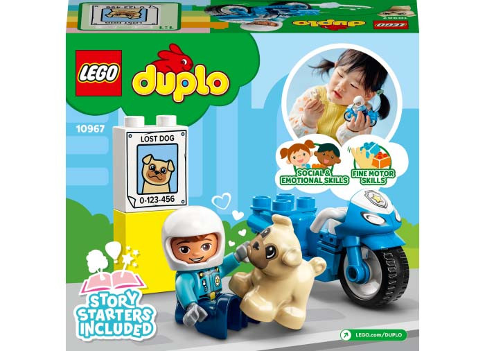 Set LEGO DUPLO - Motocicleta de politie (10967) - 2 | YEO