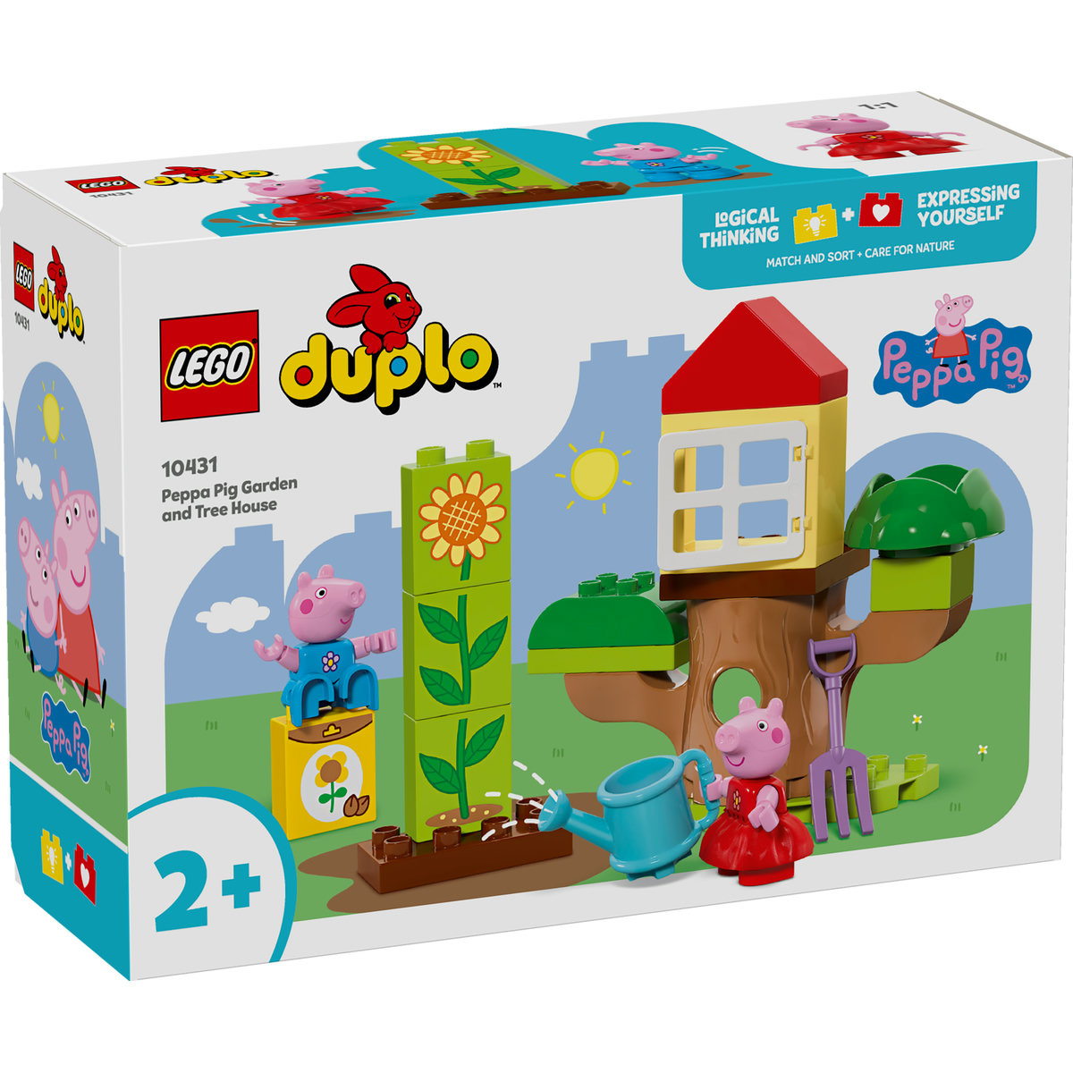 Set LEGO DUPLO - Purcelusa Peppa: Gradina si casa din copac (10431) - 1 | YEO