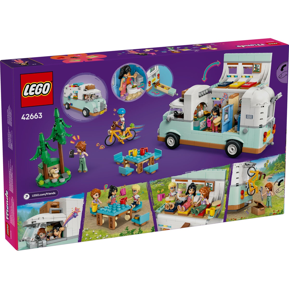 Set LEGO Friends - Aventura în rulota cu prietenii (42663) - 3 | YEO