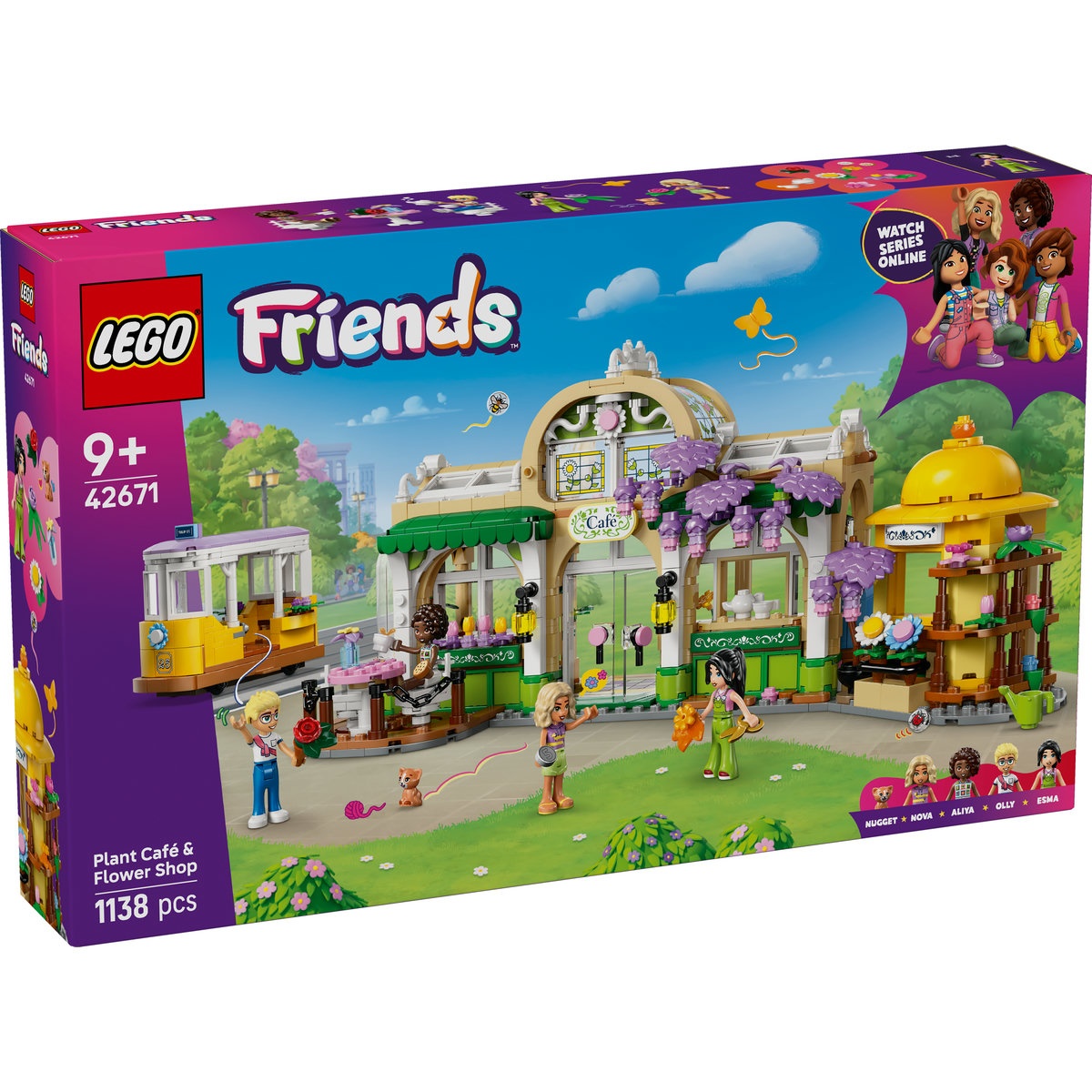 Set LEGO Friends - Cafenea cu multe plante şi florărie (42671) - 1 | YEO