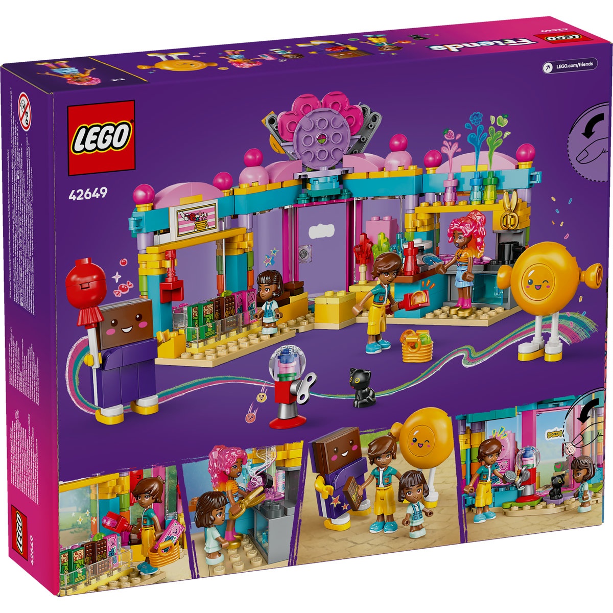 Set LEGO Friends - Magazinul de dulciuri din orasul Heartlake (42649) - 3 | YEO