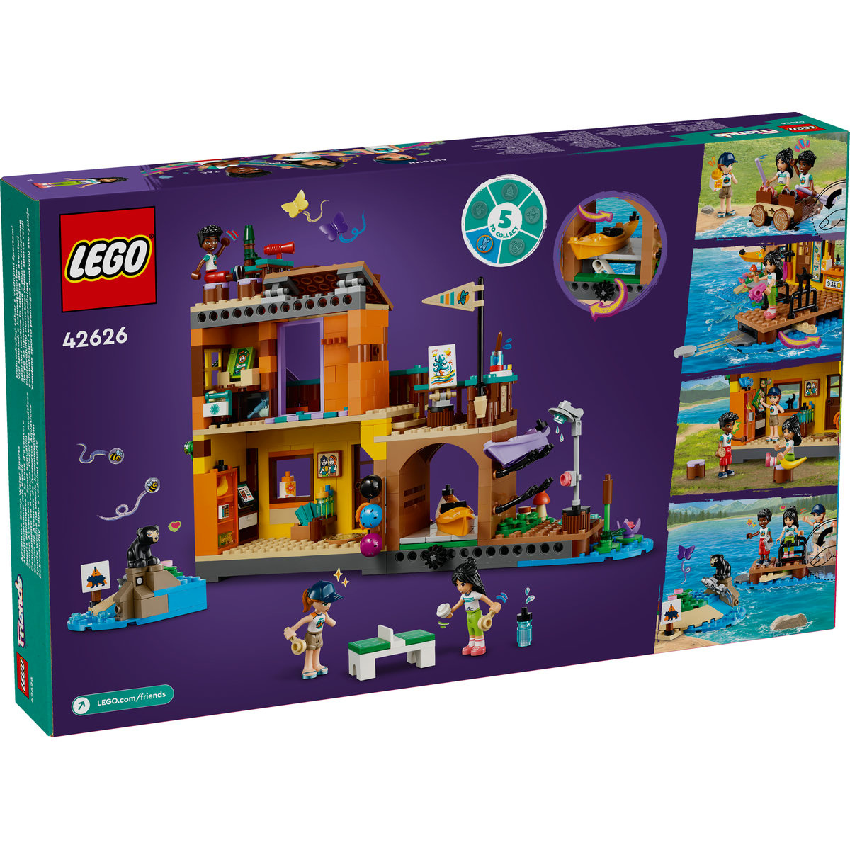 Set LEGO Friends - Sporturi nautice în tabara de aventuri (42626) - 2 | YEO