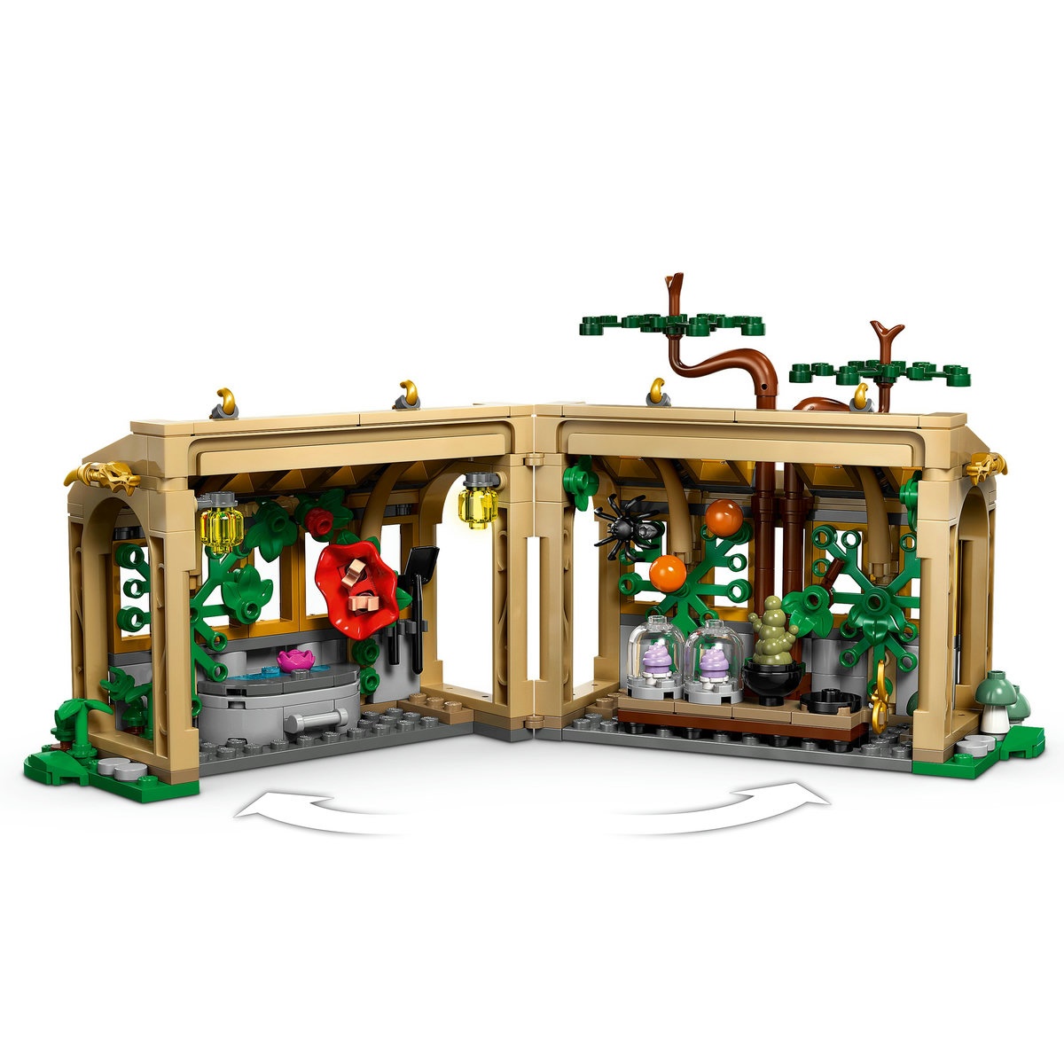 Set LEGO Harry Potter - Castelul Hogwarts: Lecția de ierbologie (76445) - 3 | YEO