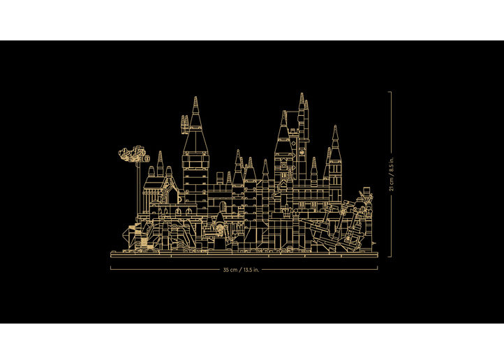 Set LEGO Harry Potter - Castelul Hogwarts si imprejurimile (76419) - 3 | YEO