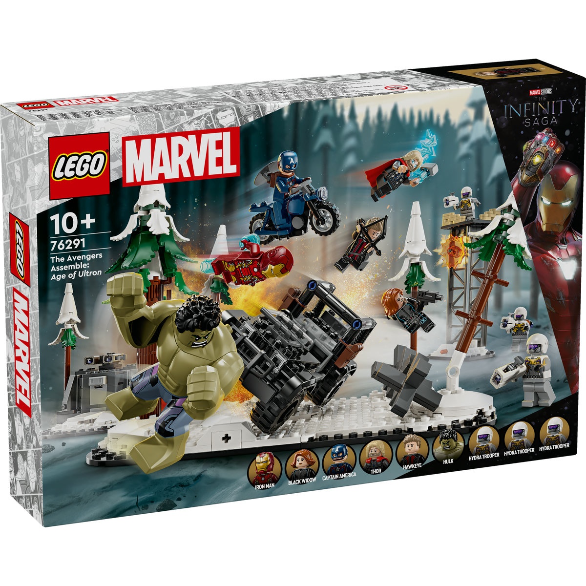 Set LEGO Marvel Super Heroes - Razbunatorii reuniti: Sub semnul lui Ultron (76291) - 1 | YEO