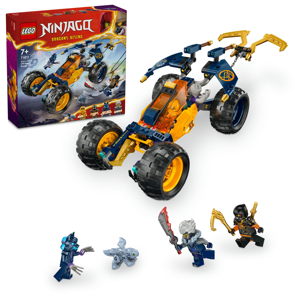 Set LEGO Ninjago - Buggy-ul Off-Road al lui Arin (71811)