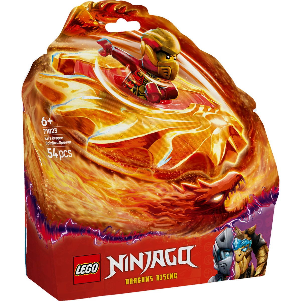 Set LEGO Ninjago - Dragonul Spinjitzu rotitor al lui Kai (71823)