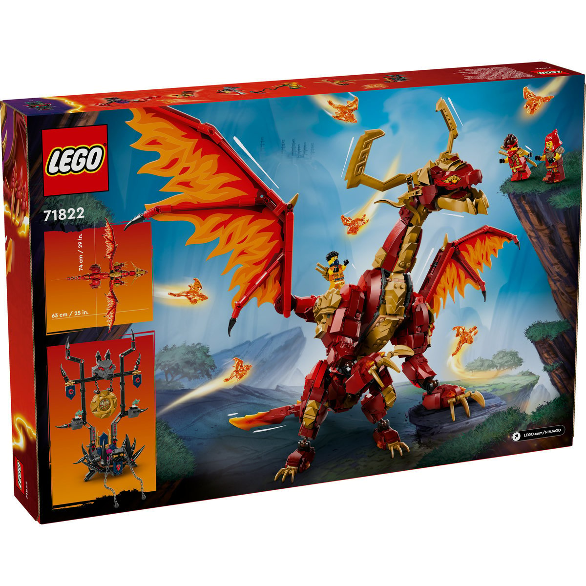 Set LEGO Ninjago - Dragonul-sursa al miscarii (71822) - 2 | YEO