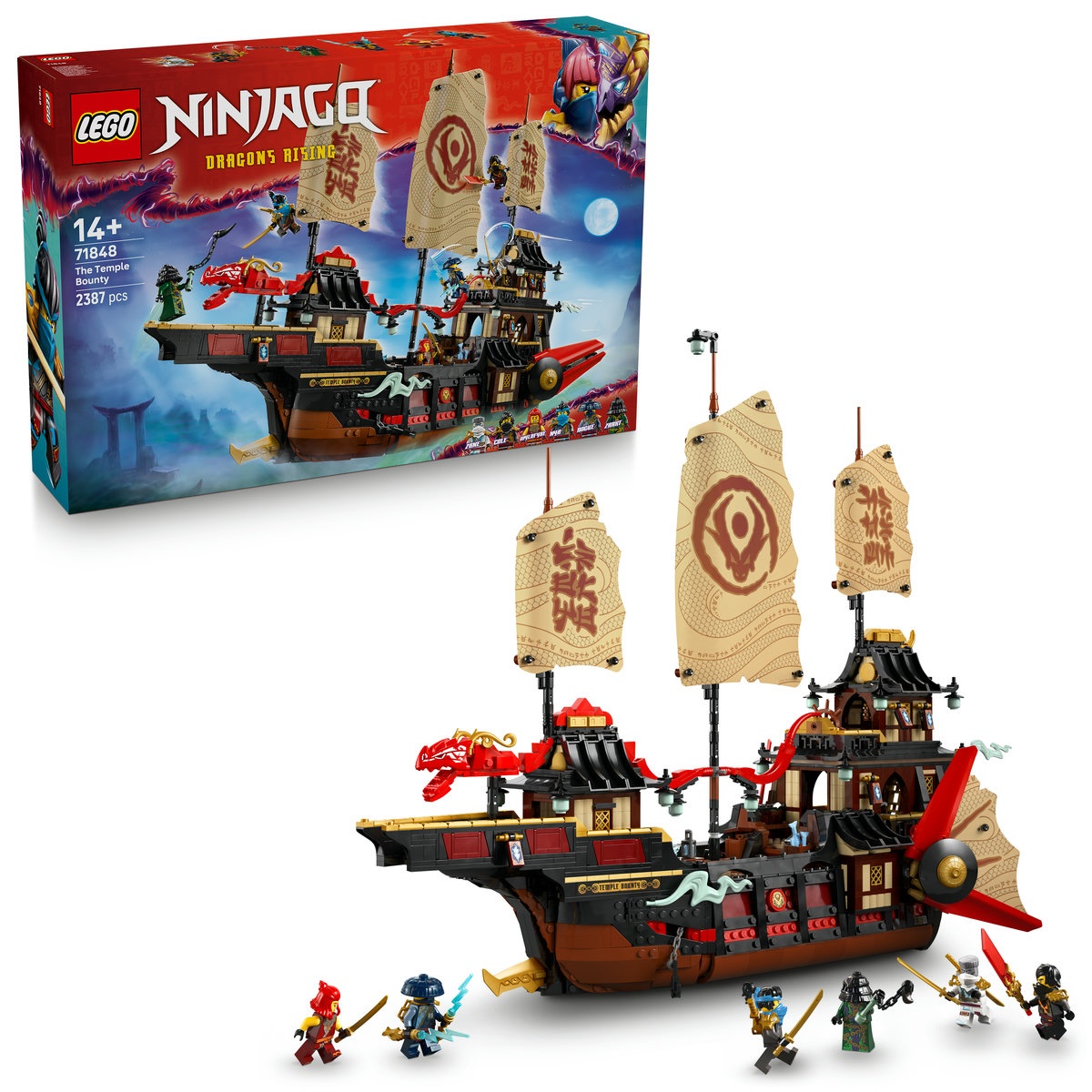Set LEGO Ninjago - Nava Bounty a Templului (71848)
