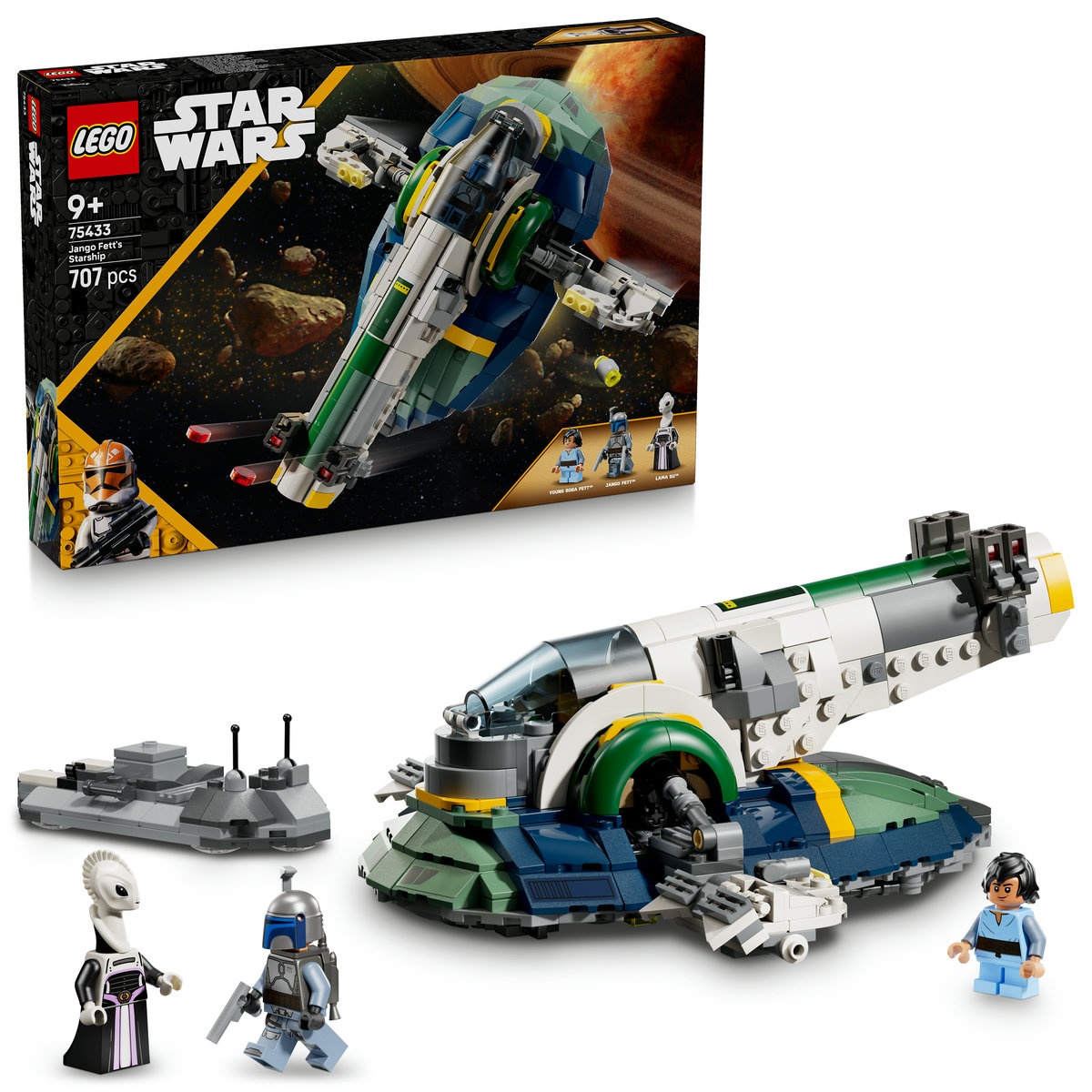 Set LEGO Star Wars - Nava stelara a lui Jango Fett (75433)