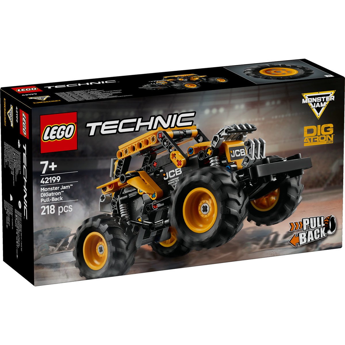 Set LEGO Technic - Monster Jam™ DIGatron™ Pull-Back (42199)