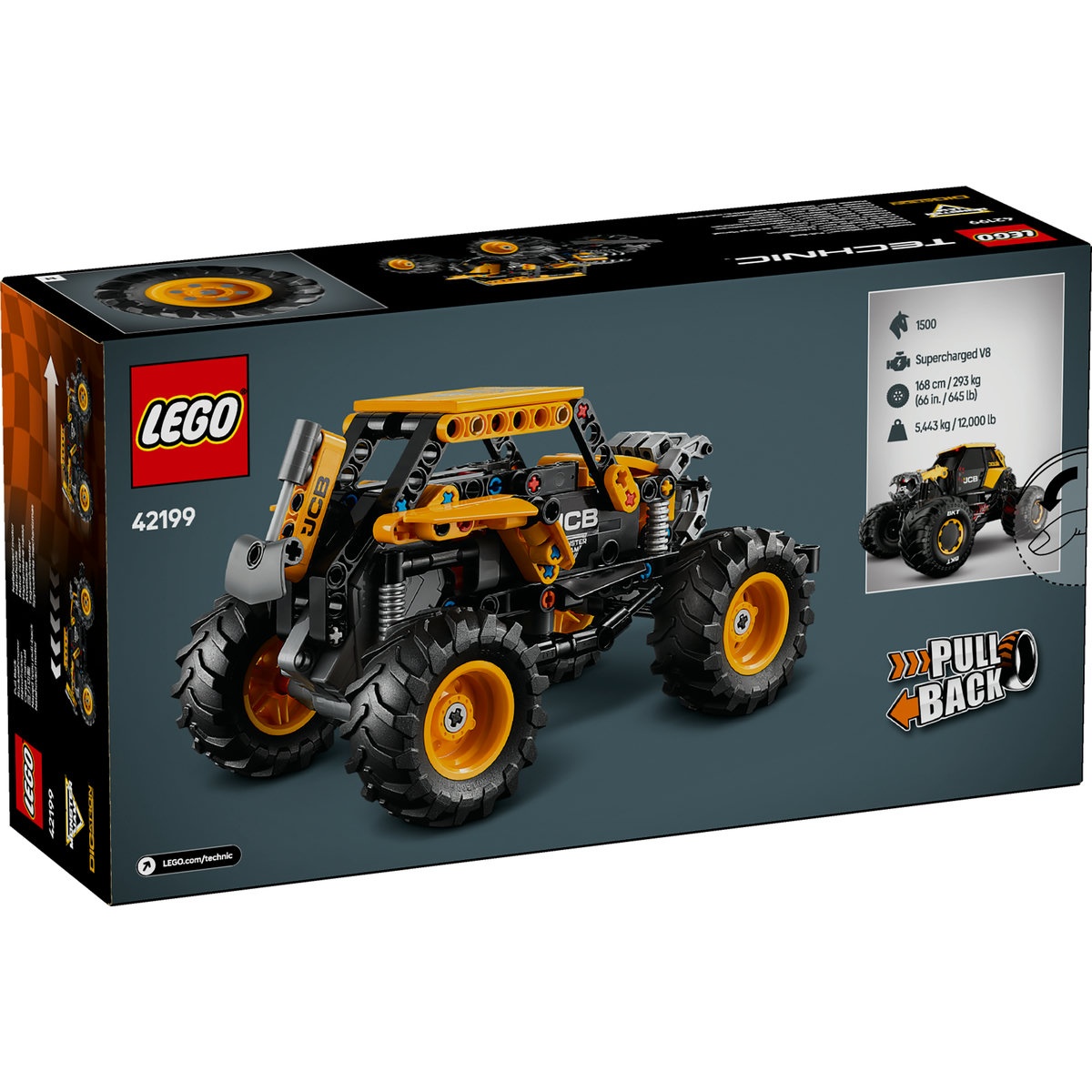 Set LEGO Technic - Monster Jam™ DIGatron™ Pull-Back (42199) - 3 | YEO