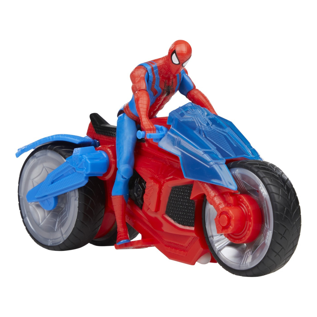 Spiderman Set Figurina Si Vehicul Web Blast Cycle - 1 | YEO