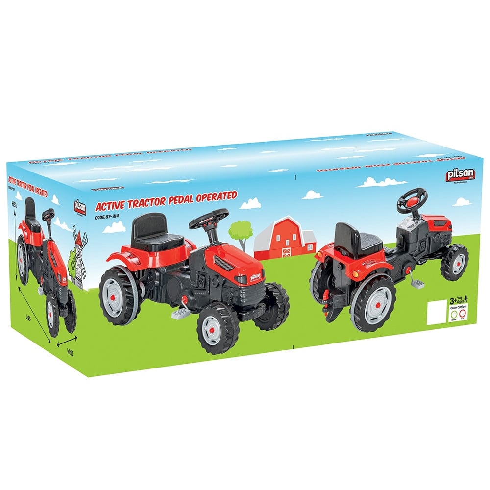 Tractor cu pedale Pilsan Active 07-314 red - 4 | YEO