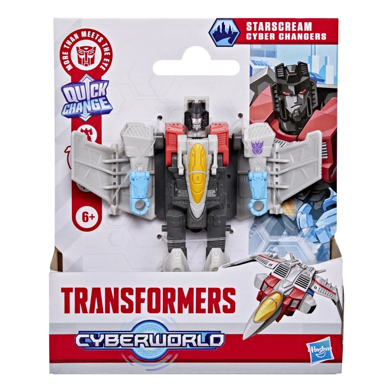 Transformers Cyberworld Robot Starscream Convertibil 10Cm