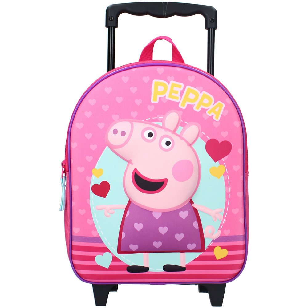 Troler 3D Peppa Pig Strong Together, 31x25x12 cm