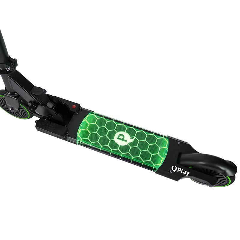 Trotineta LED QPlay Honeycomb Verde - 2 | YEO