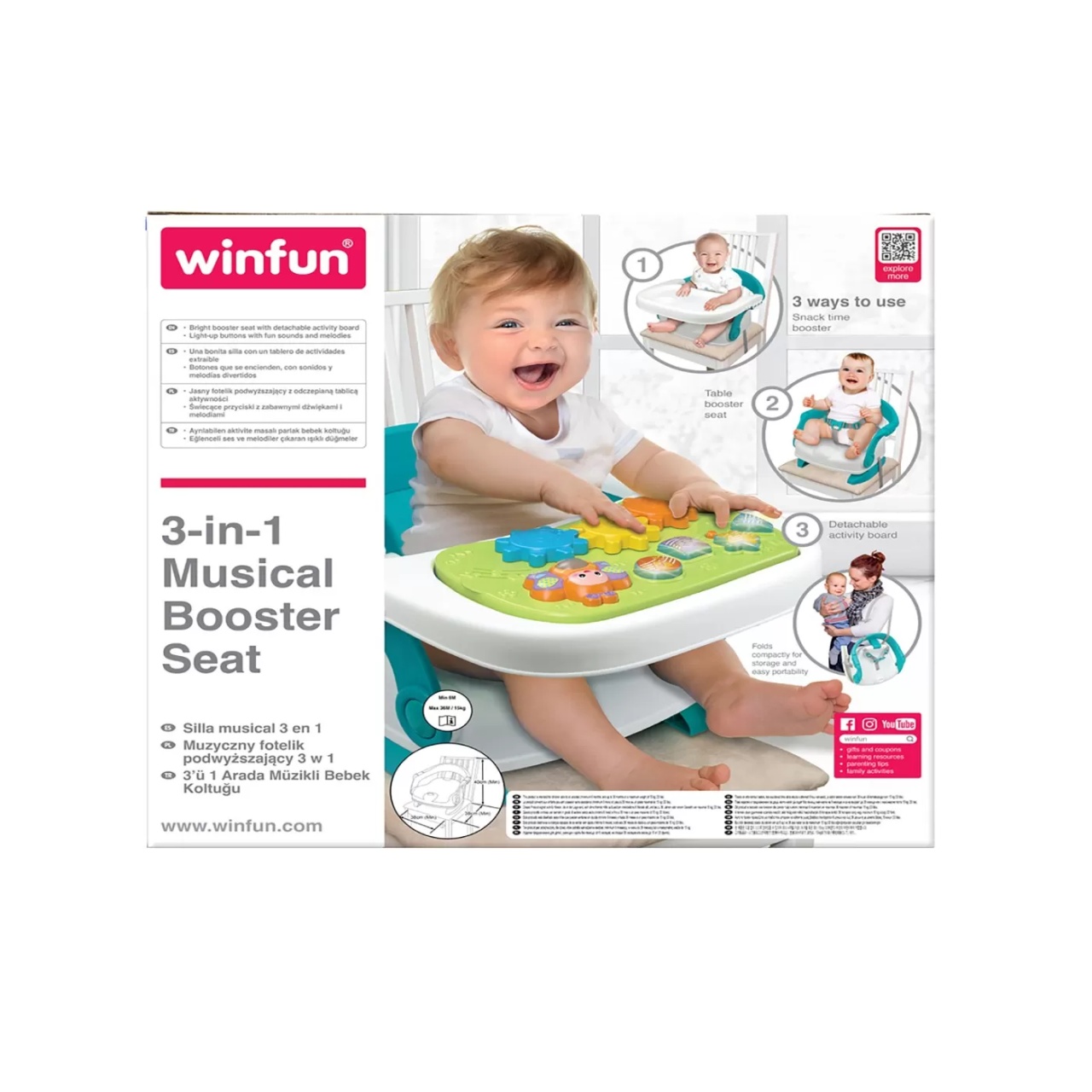 Winfun Scaunel Portabil 3 In 1