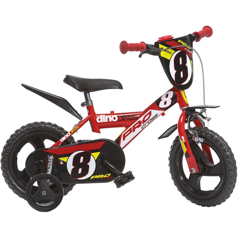 Bicicleta copii Dino Bikes 12\' Pro-cross rosu