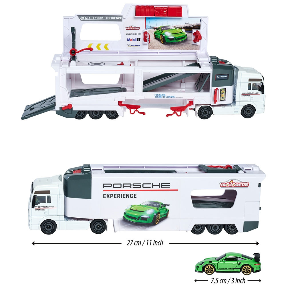 Camion Majorette MAN Tgx Porsche Experience cu 2 masinute - 2 | YEO