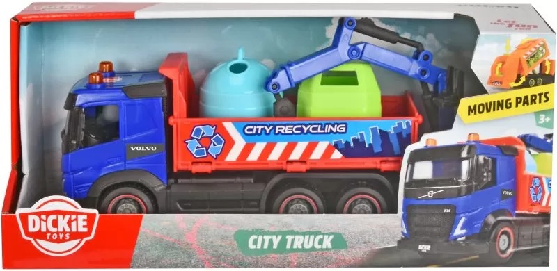 Dickie Camion Automacara Reciclare 23Cm