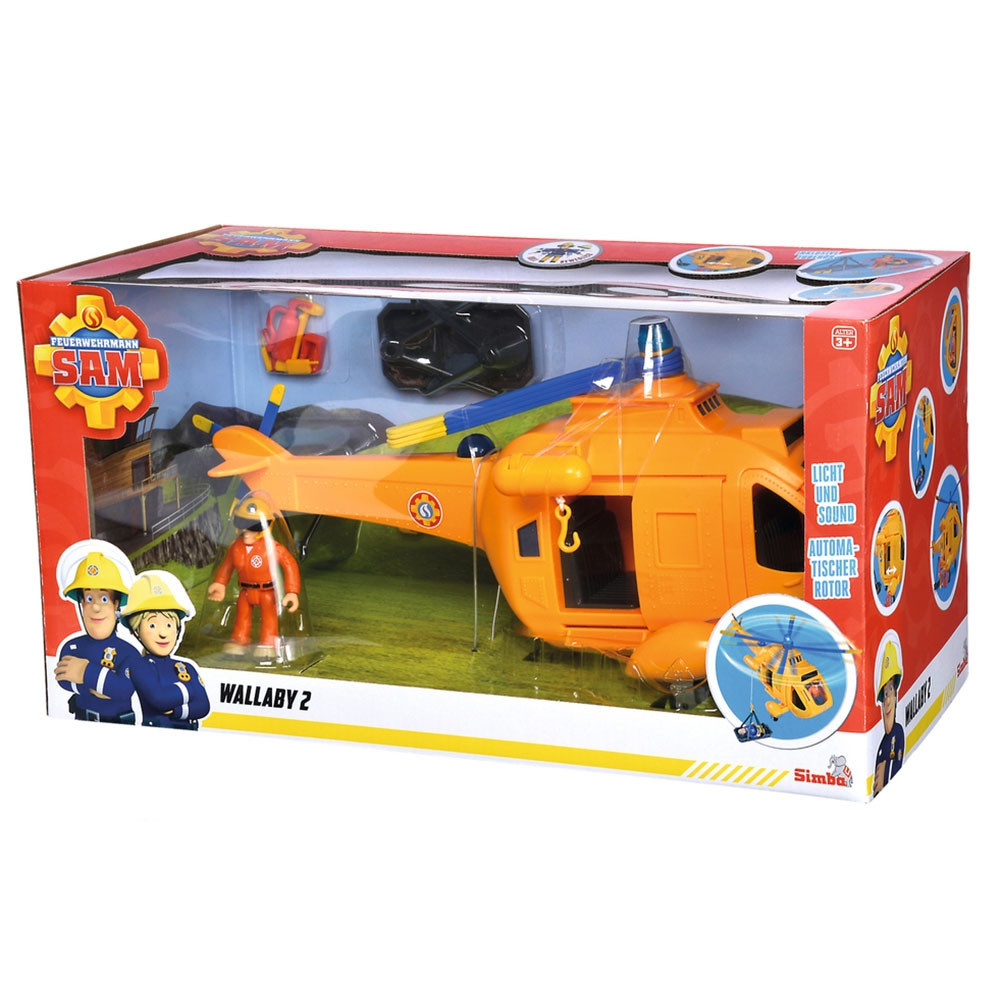 Elicopter Simba Fireman Sam Wallaby II cu figurina si accesorii - 2 | YEO