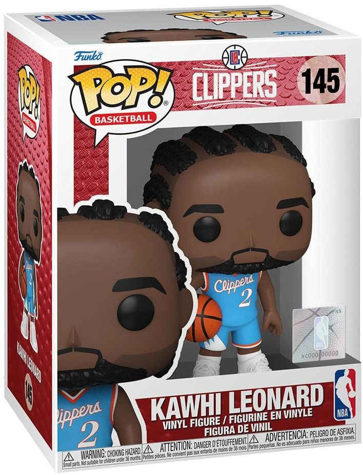 Figurina Funko NBA POP! Sports, Kawhi Leonard (City Edition 2021), 9 cm - 1 | YEO