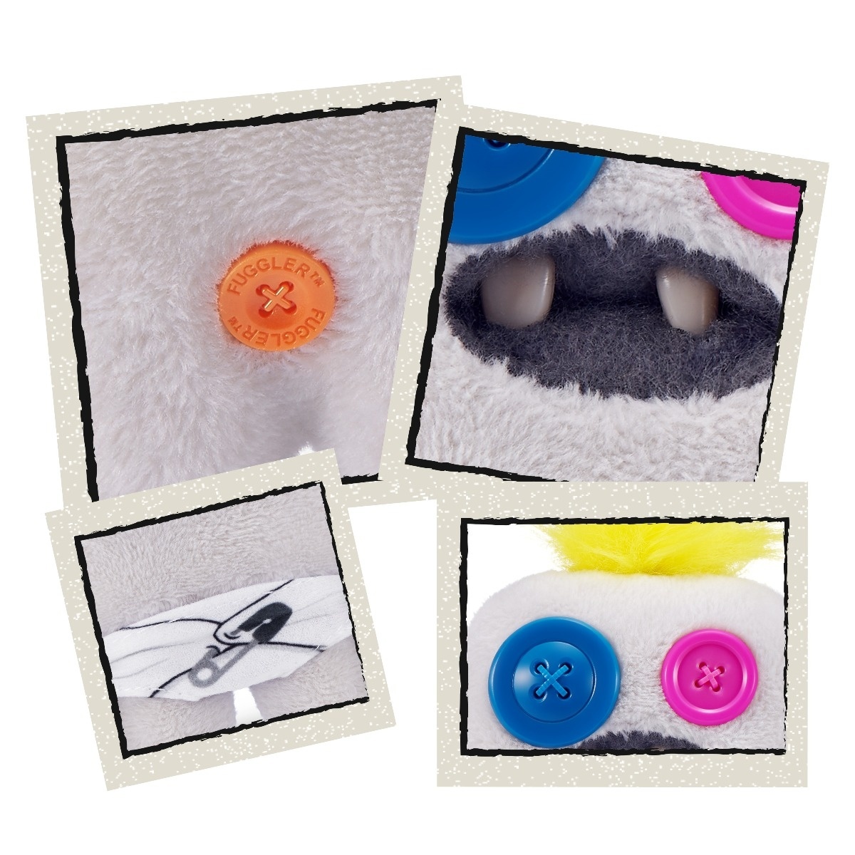 Fuggler - Jucarie de plus, 9 cm - Bebe ciudatei, SaBQuoosh - 3 | YEO