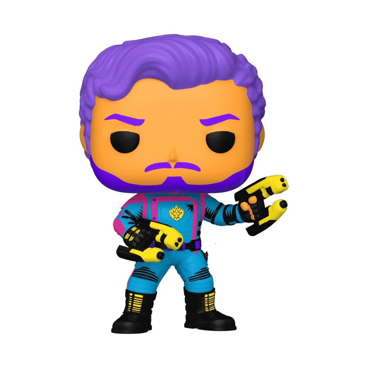 Funko POP Vinyl: GOTG3- Star-Lord (BLKLT) - 1 | YEO