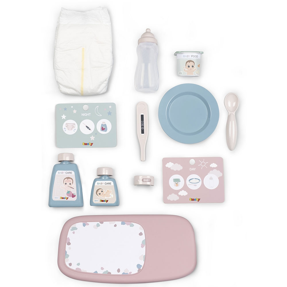 Gentuta pentru ingrijire papusi Smoby Baby Nurse crem - 1 | YEO
