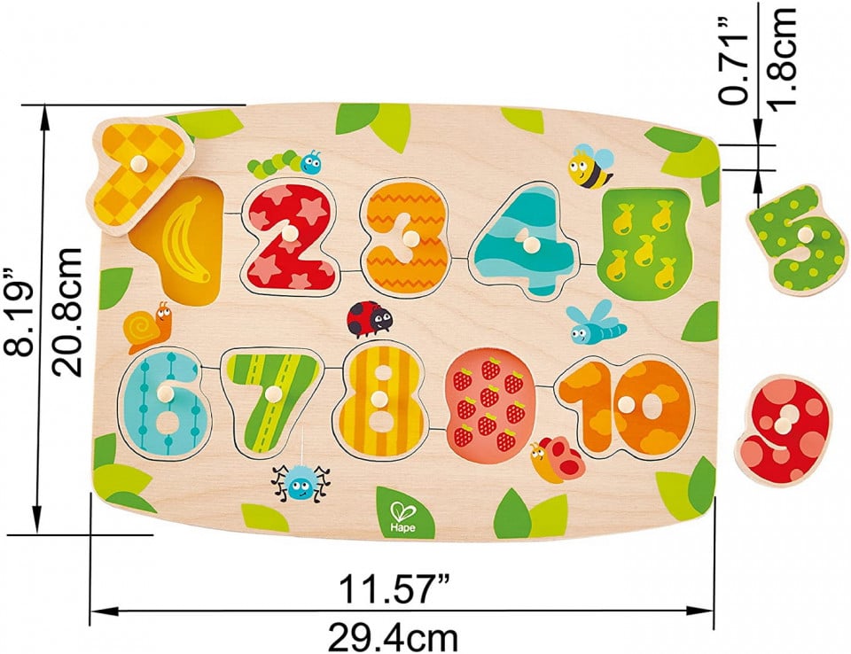 Hape Puzzle Numere - 2 | YEO