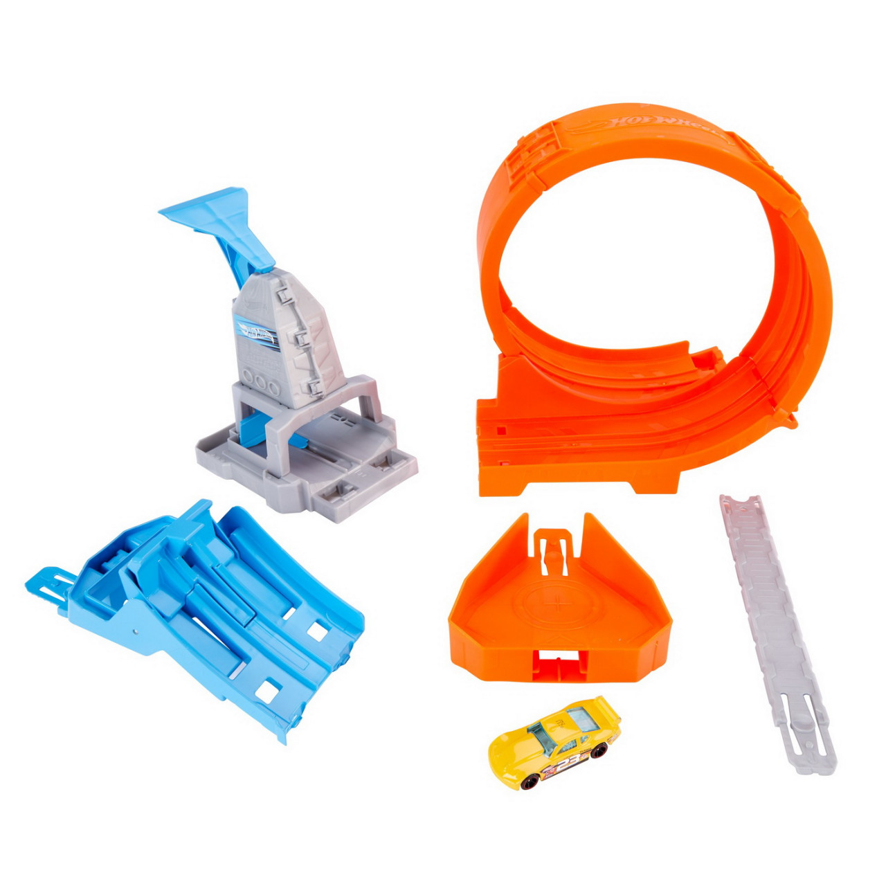 Hot Wheels Circuit Rapid Cu Lansator Pentru Cascadorii Si Masinuta Exclusiva - 3 | YEO