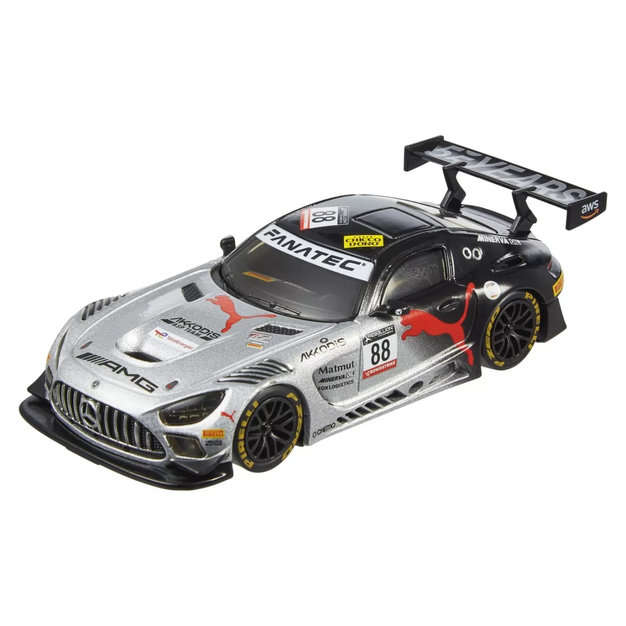 Hot Wheels Premium Real Riders Masinuta Metalica Mercedes Amg Gt3 Scara 1:43 - 1 | YEO