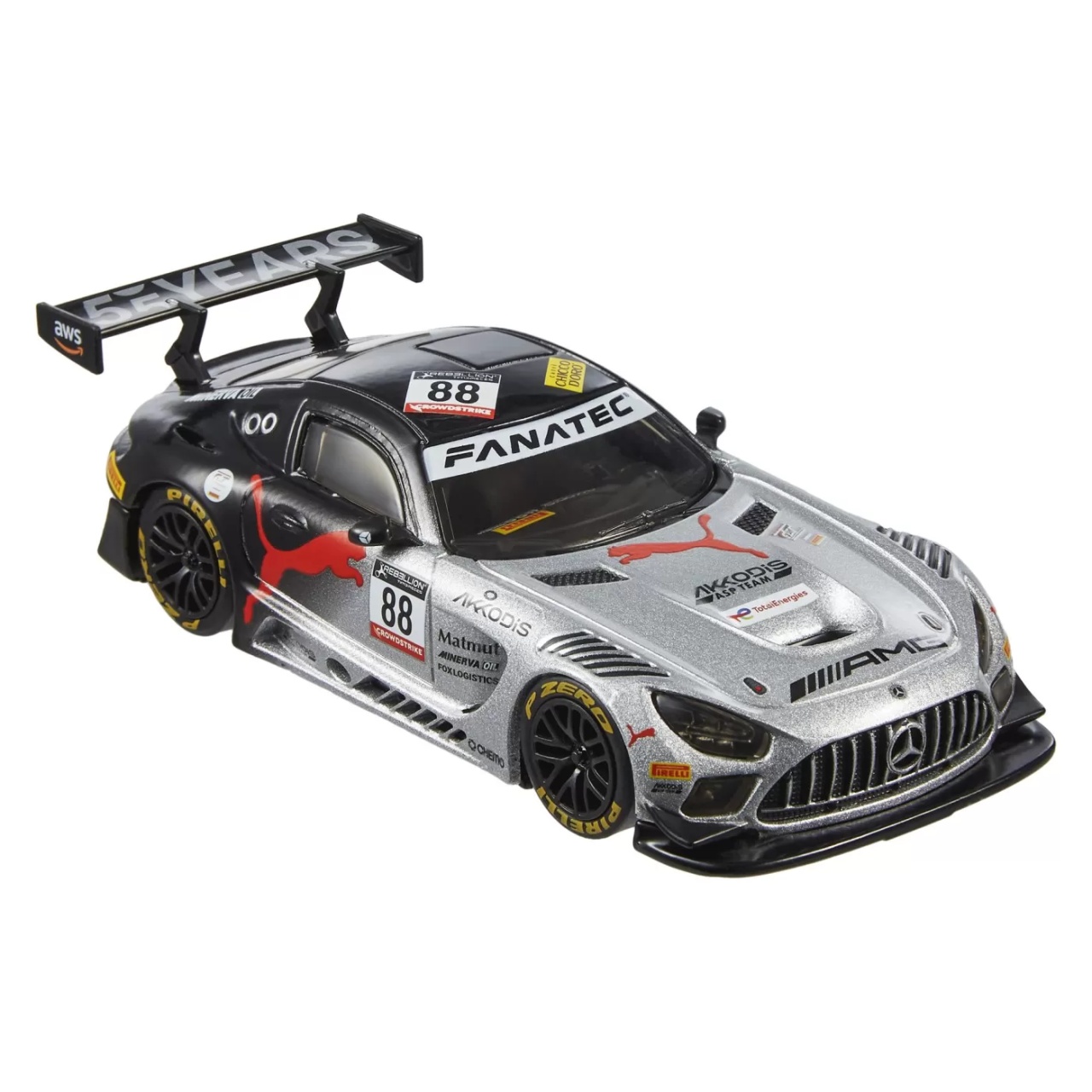 Hot Wheels Premium Real Riders Masinuta Metalica Mercedes Amg Gt3 Scara 1:43 - 3 | YEO