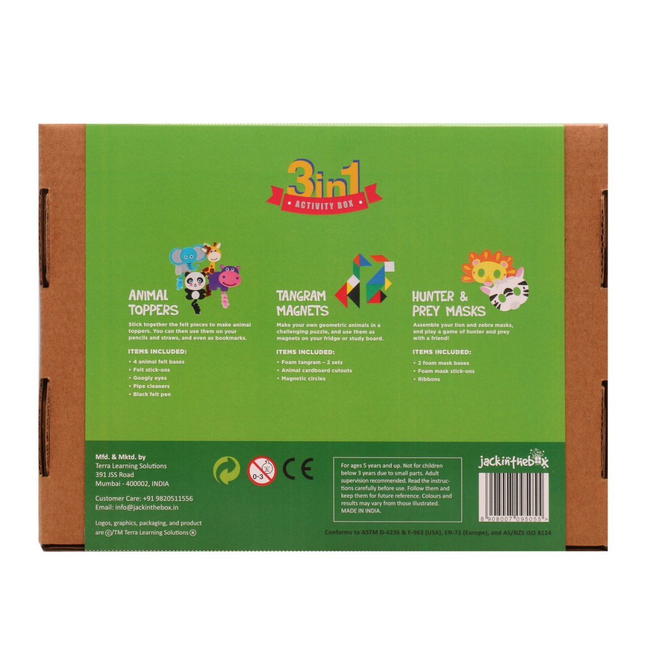 Jack In The Box - Kit Creatie 3-In-1 Safari In Jungla - 1 | YEO