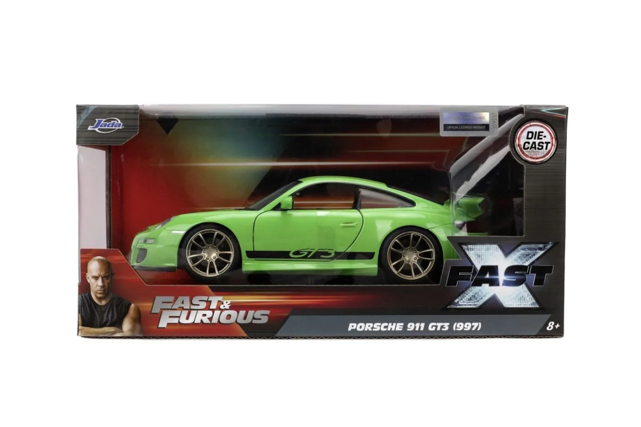 Jada Fast Furious Masinuat Metalica Porsche F10 2007 Scara 1 La 24