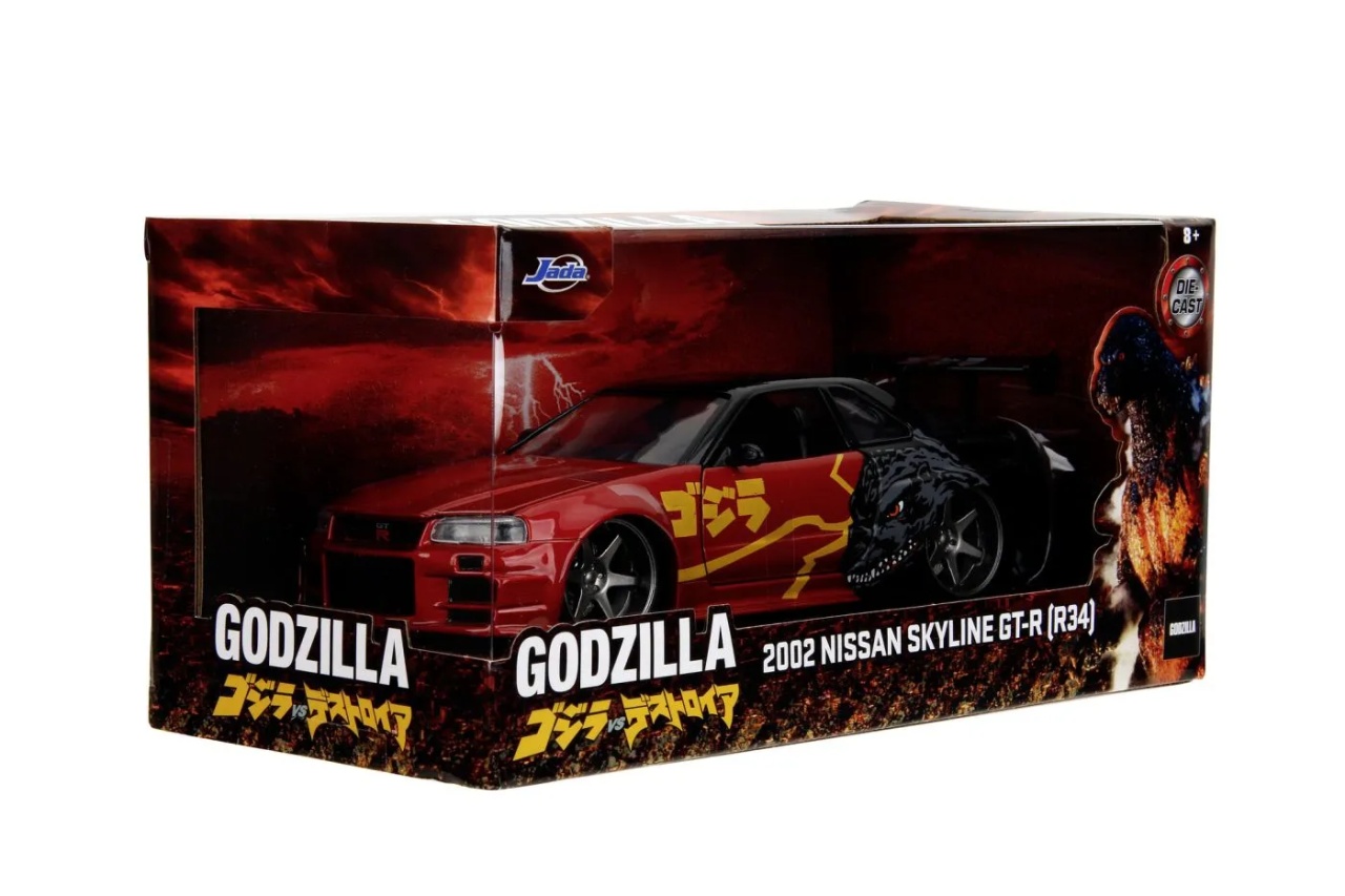 Jada Godzilla Masinuta Metalica Nissan Skyline Gtr Scara 1 La 24