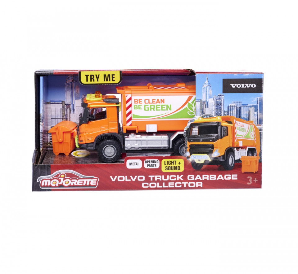 Majorette Volvo Camion De Gunoi - 1 | YEO