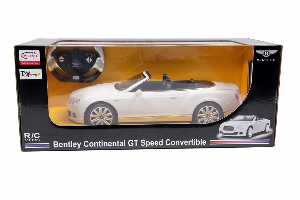 Rastar bentley continental hot sale gt speed convertible