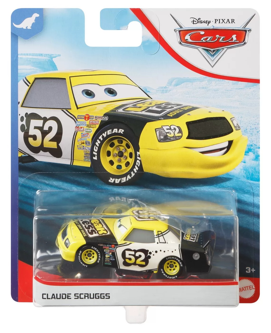 Masinuta Metalica Cars3 Personajul Claude Scruggs