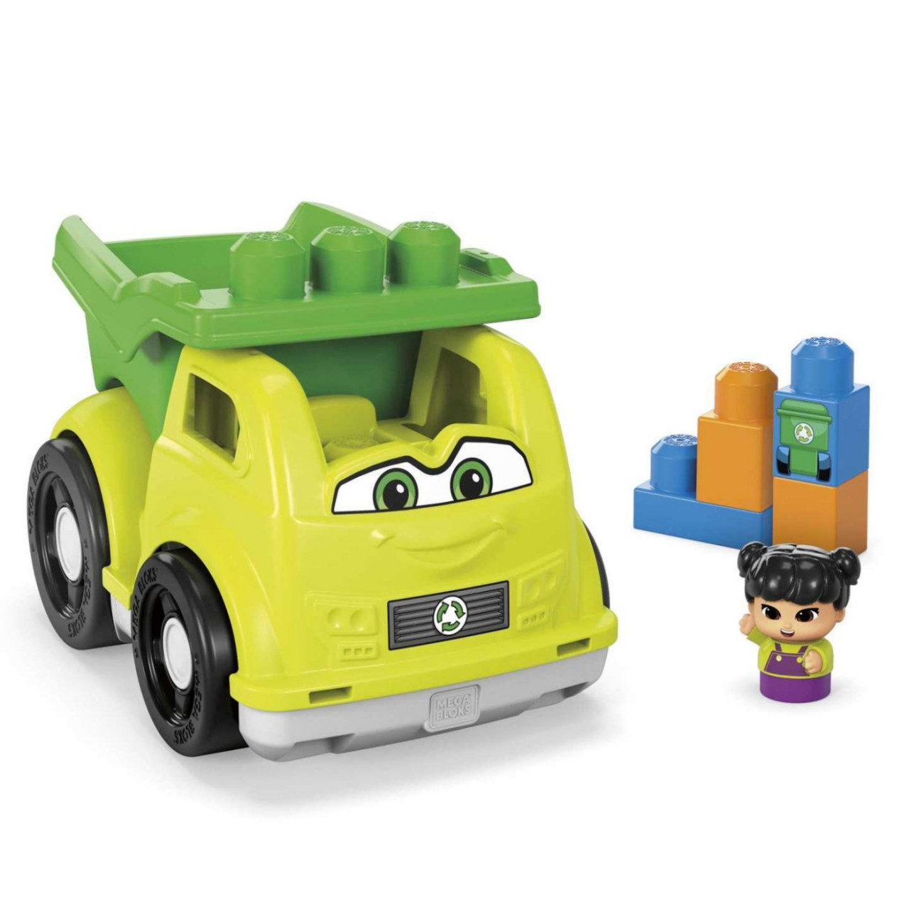 Mega Bloks First Builders Vehiculul De Reciclat A Lui Raphy