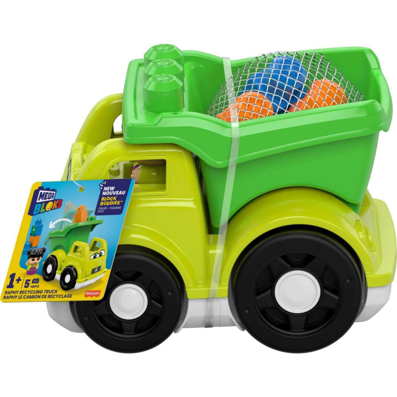 Mega Bloks First Builders Vehiculul De Reciclat A Lui Raphy - 3 | YEO