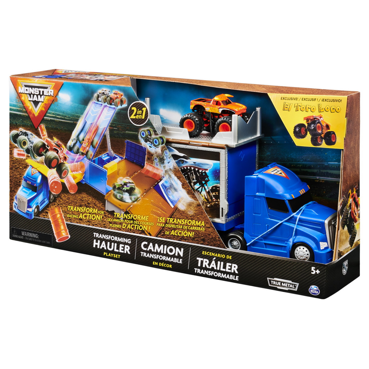 Monster Jam Set De Joaca Camionul Convertibil In Arena - 1 | YEO